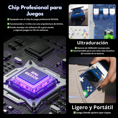 Consola de Juegos Retro Portátil
