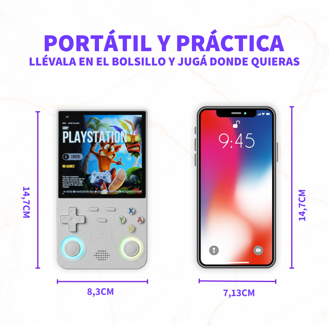 Consola de Juegos Retro Portátil