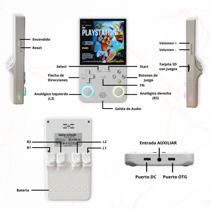 Consola de Juegos Retro Portátil