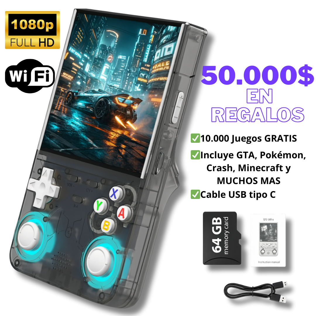 Consola de Juegos Retro Portátil