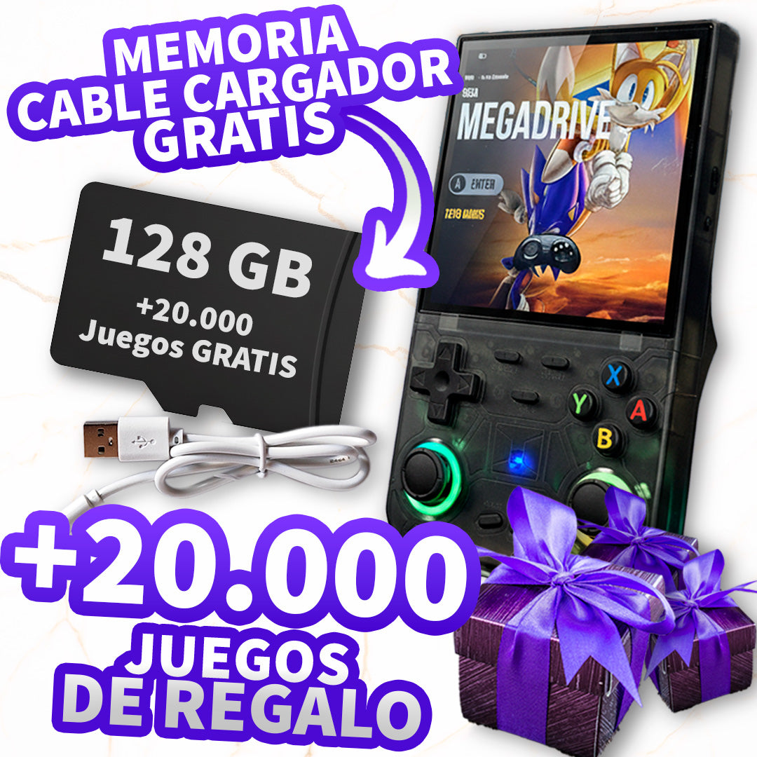 Consola de Juegos Retro Portátil